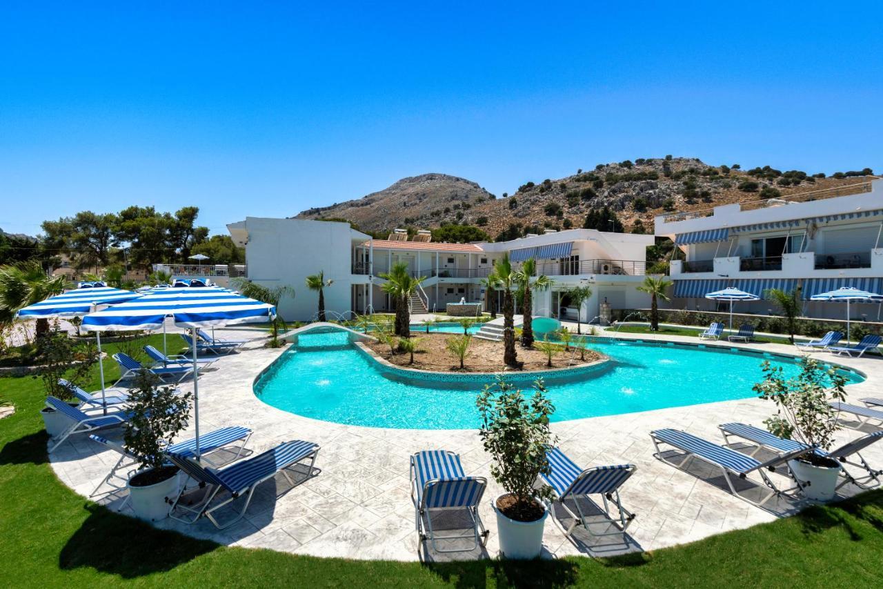 Paradise Garden Kolymbia Bagian luar foto